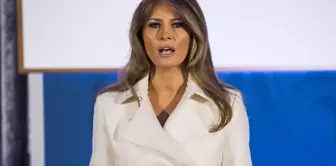 The White House has released Melania Trump's official portrait.