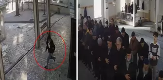 Panic moments in the mosque! Citizens stopped praying and started chasing the individual.