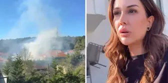 A fire broke out in the complex where Dilan Polat lives! She recorded those moments second by second.