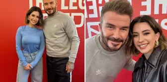 Last year she was rejected... Buse Terim met with David Beckham.