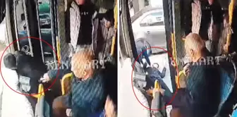 The child who fainted on the bus fell to the ground when the driver opened the door, and his skull was fractured.