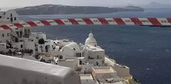 Seismic activity on Santorini Island has decreased property prices.