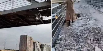 The final state of the overpass next to the metro in Ankara is as follows.