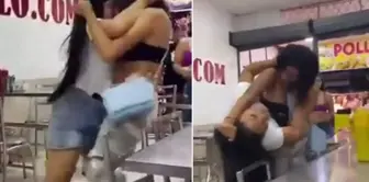 The fight between two women over a chicken thigh has become a trending topic on social media.