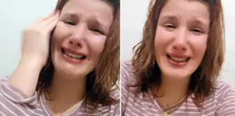 The young woman cried out for help, tears in her eyes: 