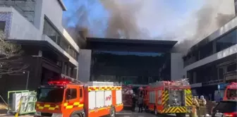 In a hotel construction fire in South Korea, 6 workers died.