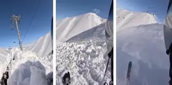 The skier who survived the avalanche in Palandöken shared those moments.