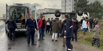 A worker shuttle bus had an accident in Tekirdağ: 25 injured.