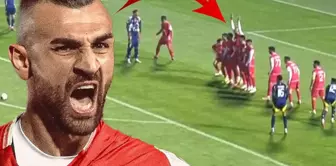 Those who saw were astonished: Serdar Dursun made a mark on the match with his moves.