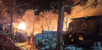 Fire at a recycling facility in Avcılar, Istanbul: Here are the first images.