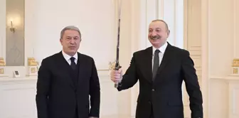 The gift that marked the meeting between Hulusi Akar and Aliyev.