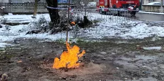 Even the snowfall was not enough to extinguish it! It has been burning fiercely for days.