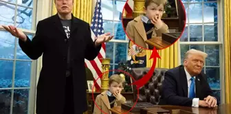 Trump had the 145-year-old table removed, which Elon Musk's son wiped his nose on.