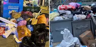 Workers at Beşiktaş Municipality have decided to go on strike, and the streets have turned into mountains of garbage.