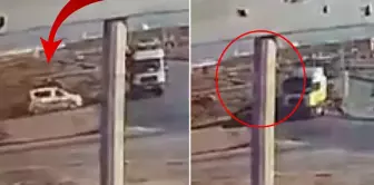 The accident in which a police officer was martyred in Konya was captured by security cameras.