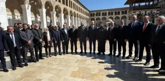 Bilal Erdoğan performed Friday prayers at the Umayyad Mosque with Ahmed Shara.