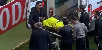 Moments of fear in the Super League: Vedat Karakuş was hospitalized.