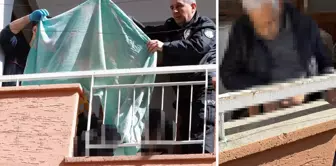 The elderly man who went out to the balcony for some fresh air was found dead in the chair.