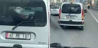 Scandalous footage in Istanbul traffic! The driver in the back recorded everything that happened.