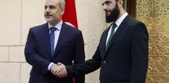 Ministers Fidan and Güler, along with MIT President Kalın, were received by Syrian President Shara.