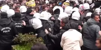 Protest against İmamoğlu at Istanbul University! Clashes occurred with the police.