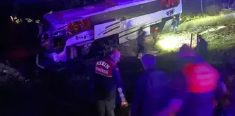 In Aydın, one person died and 27 others were injured as a result of a bus falling into a ditch.