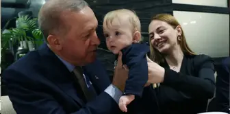 President Erdoğan chatted with citizens at a café and interacted with children.