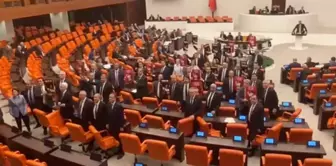 CHP lawmakers staged a protest in the Parliament against 'Imamoğlu'.