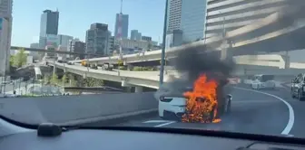 The Ferrari he bought from the gallery turned to ashes after burning for an hour.