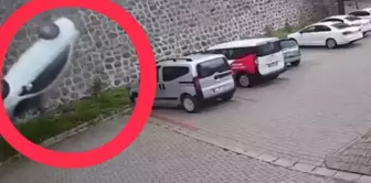 A driver died after their car fell from a retaining wall into the site garden in Ordu.