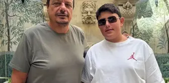 Post-match share from Ergin Ataman's son: They can have a peaceful evening in the trash.