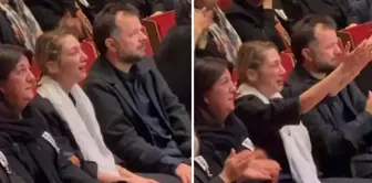 Önder's daughter was overwhelmed with tears when she saw her father on the screen.