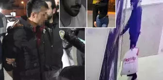 The footage of the suspect who murdered two siblings entering the building has emerged.
