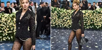 KPOP star Lisa's Met Gala outfit sparked discussions on social media.