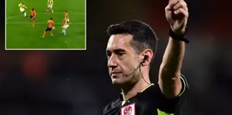 Fenerbahçe appealed for a penalty, the referee checked but allowed the game to continue.
