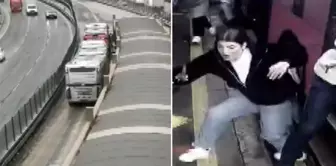 The moment of the accident where two metrobuses collided in Beylikdüzü was captured on camera.