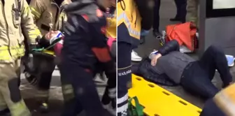 A metrobüs waiting at a stop in Beylikdüzü was hit by another metrobüs: There are injured people.