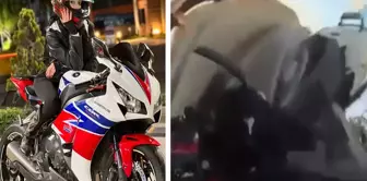The last moments of Saniye, who lost her life after being hit by a concrete mixer, captured on a helmet camera.