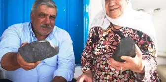 85-летняя женщина обнаружила в своем саду предмет, который, как предполагается, является метеоритом.