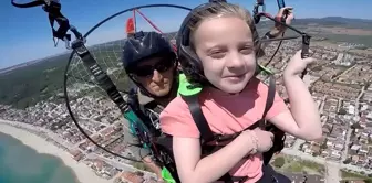 7-year-old Zeynep recited the National Anthem from memory at a height of 200 meters.