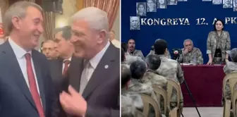 Müsavat Dervişoğlu, who was joking with the DEM Party members, is against the PKK's disarmament.