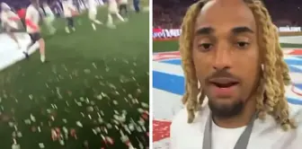 Sacha Boey reacted to Bayern Munich's championship celebration by calling it 