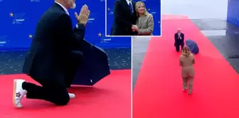 2-метровому премьеру, ставшему на колени перед Мелони, шокирующие слова: «Он хотел достичь моего роста».