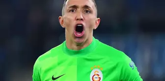 Muslera took a penalty in the championship match.