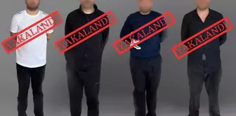 Four criminals wanted with a red notice have been captured and brought to Turkey.