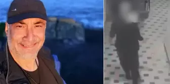The moment the young girl who killed the Yeşilçam actor tries to escape is captured on security camera.