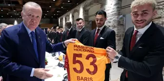 President Erdoğan's dialogue with Muslera and Barış Alper Yılmaz brought laughter.