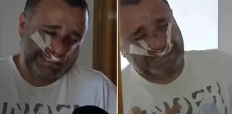 A father, who was beaten in front of his children on the Marmaray, was overwhelmed with tears.