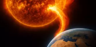 A massive explosion of 8.2 on the Sun! Northern lights can be seen in Istanbul.