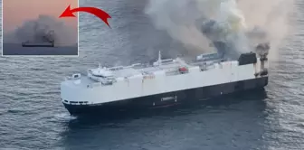Fire on a giant ship carrying over 3,000 cars.